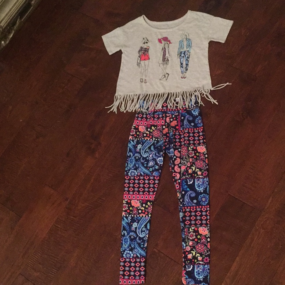 Justice leggings set